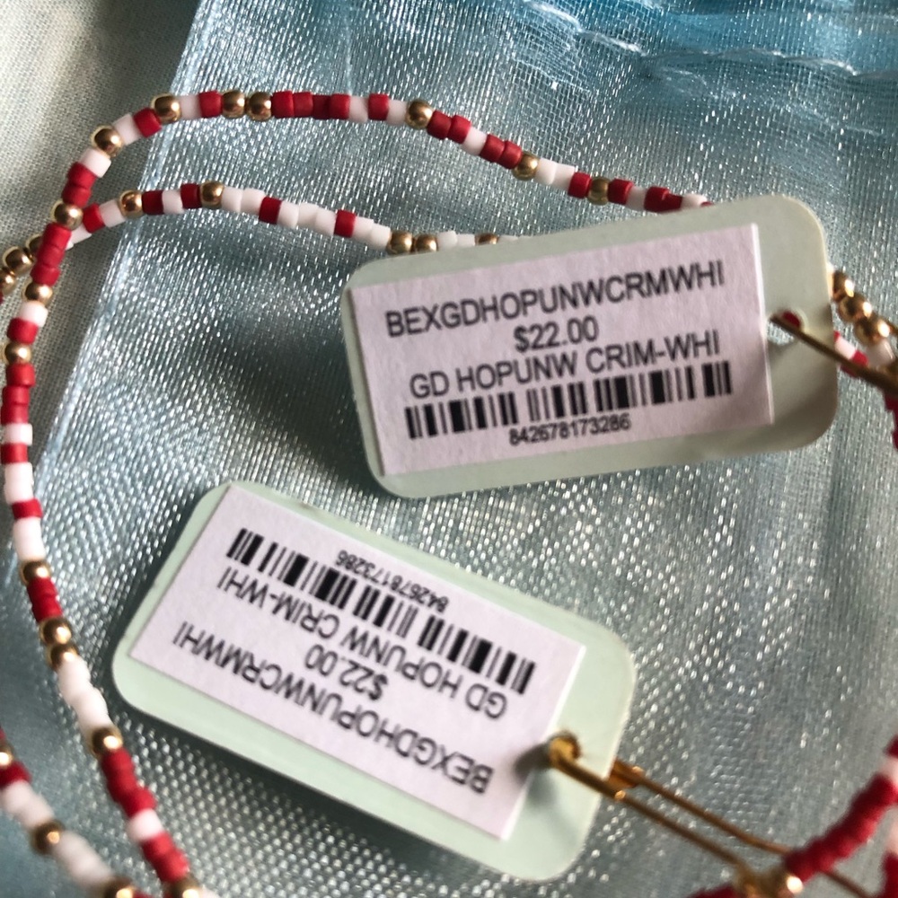 2 ENewton Extends Gameday Bracelets NWT crimson and white - Picture 3 of 4
